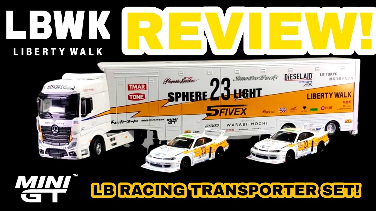 Unboxing: 2023 Mini GT - LB Racing Transporter Set With LB Super