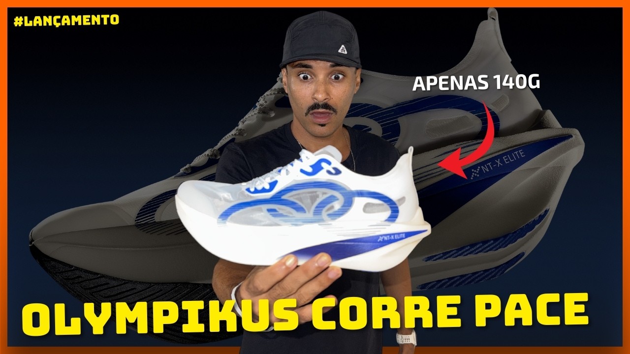 CORRE PACE O NOVO ULTRATÊNIS DA OLYMPIKUS - TÁ UM ABSURDO