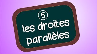 les droites parallèles