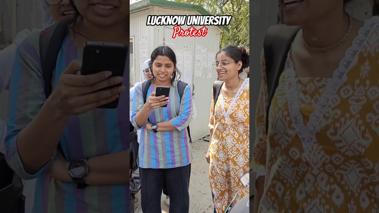 lucknow university protest 