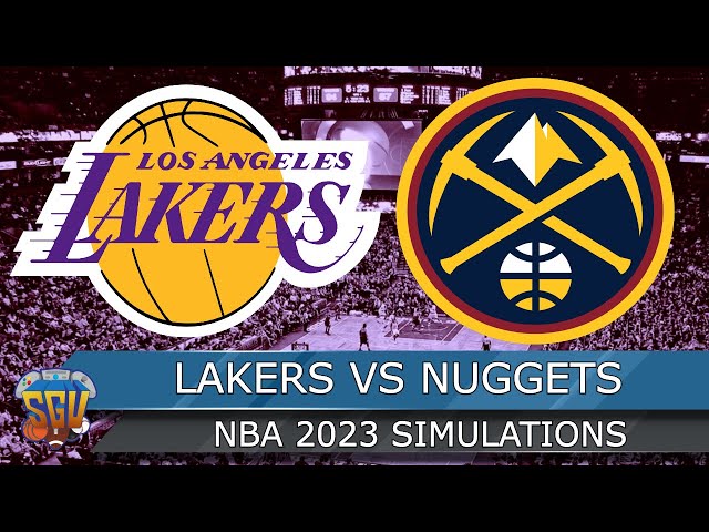 Los Angeles Lakers Vs Denver Nuggets 2023 Nba Western Conference