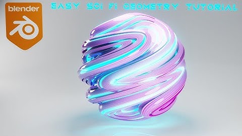 Blender -  Easy Sci-fi Abstract Geometry Tutorial