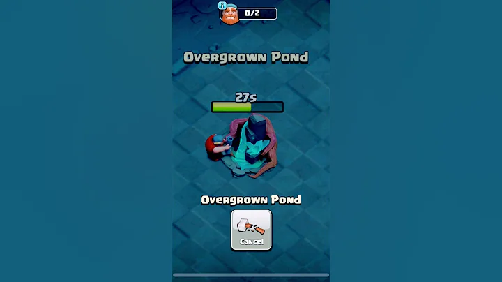 What's Inside The Overgrown Pond in Clash of Clans? #clashofclans #cocshorts #shorts