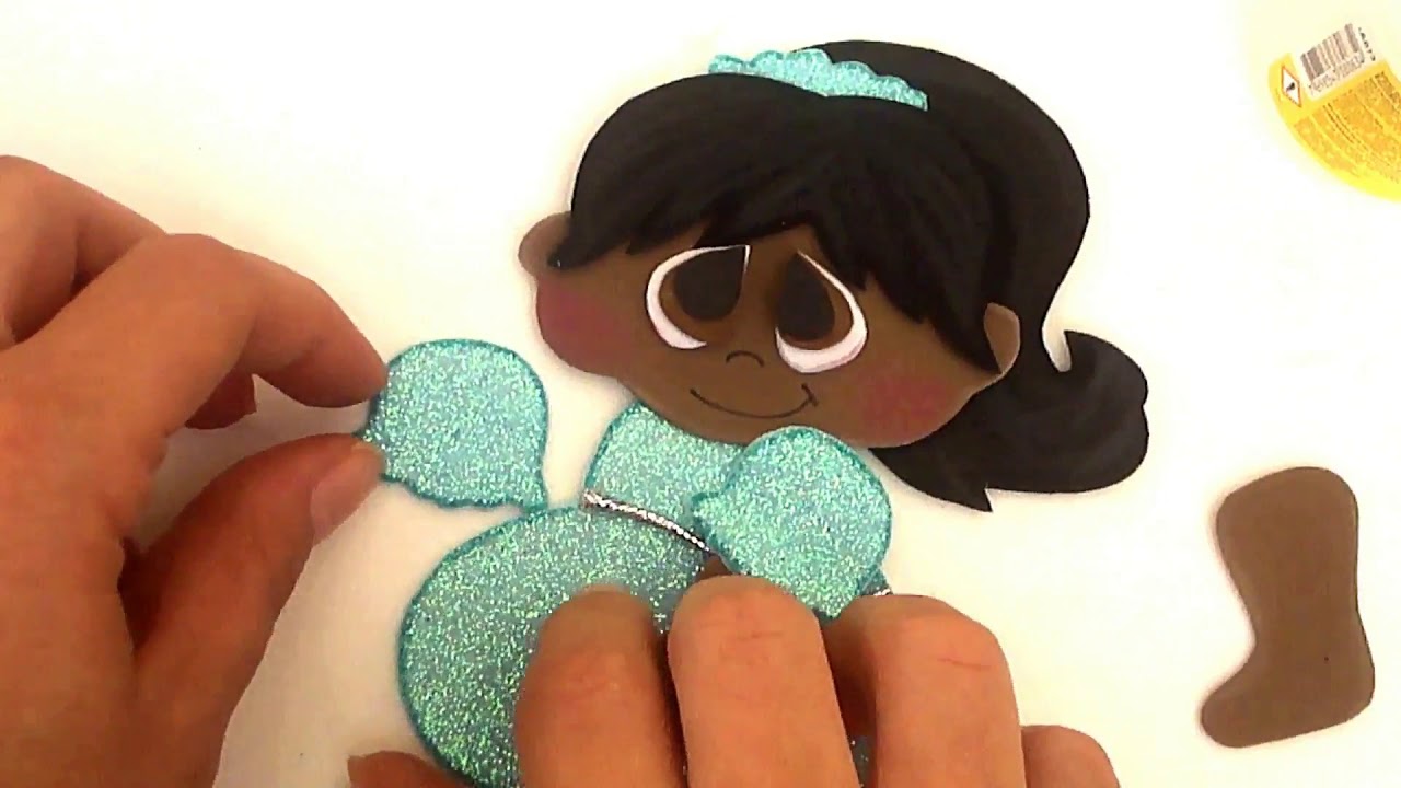 DIY - Como fazer aplique de Grávida Gestante em Eva - Art's da Indy