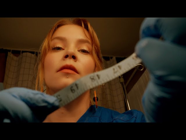 ASMR Hospital Brain Mapping: Scanning Your Brain Waves | Measuring, Cranial Nerve Exam, Scalp Exam