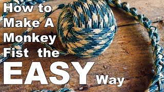 How to make a Monkey fist THE EASY WAY!
