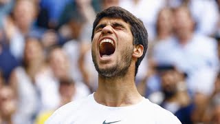 Carlos Alcaraz defeats Daniil Medvedev in straight sets at the 2023 Wimbledon Semi Finals!
