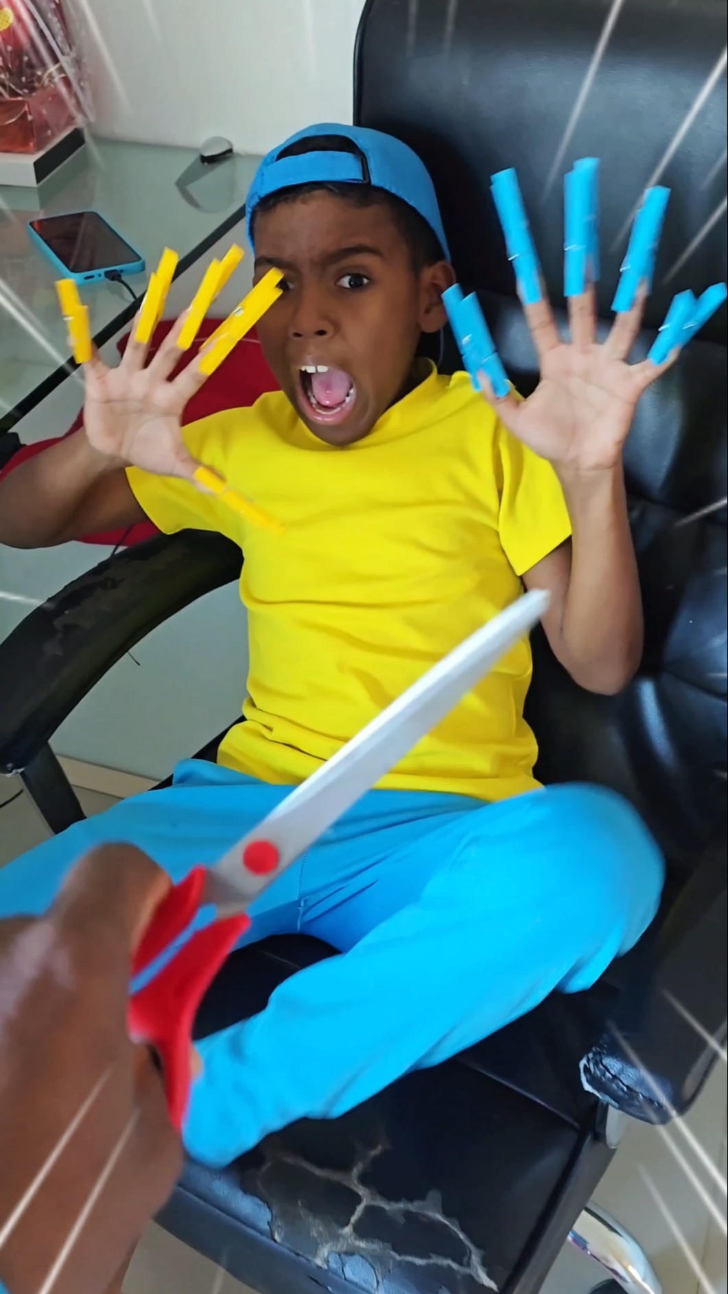 Colors Hair ??✂️ #funny #shorts #funnyvideo