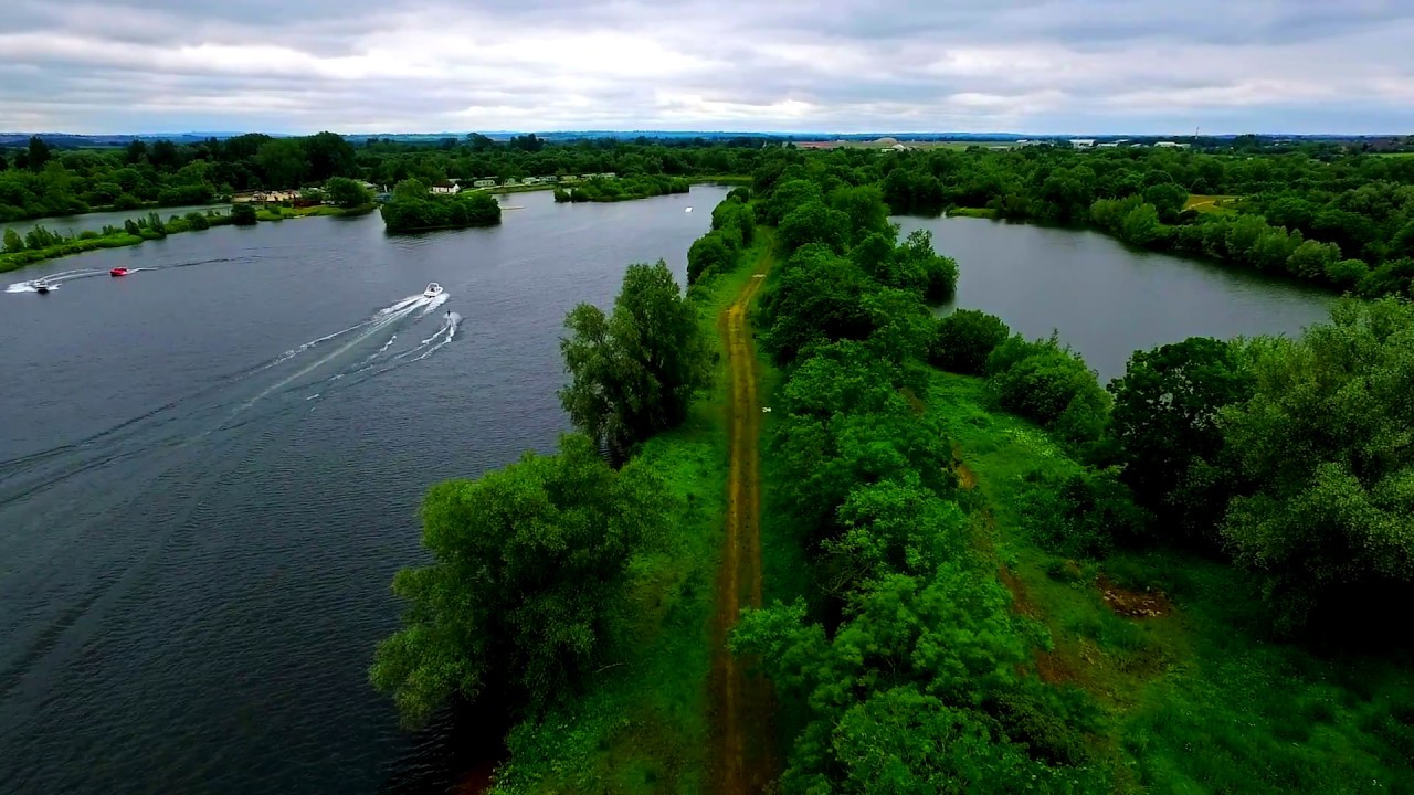 Fairford Water Skiing (Drone Footage) YouTube