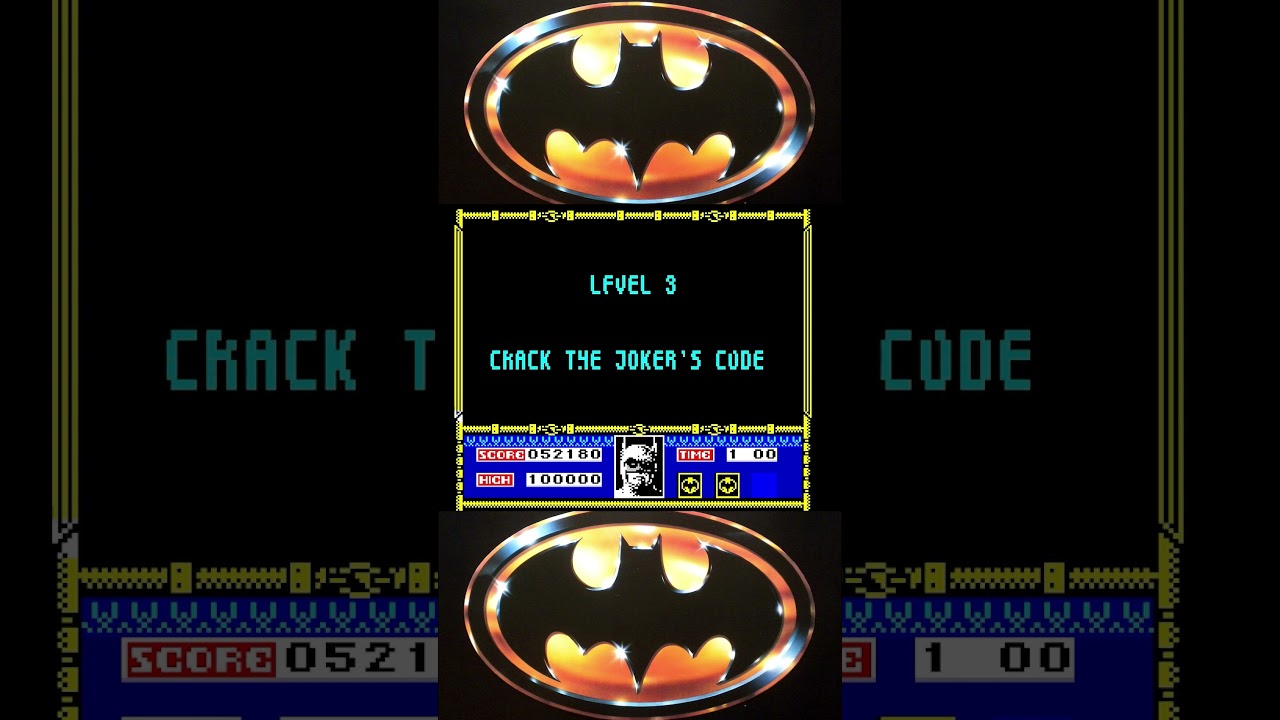 Batman (1989) by Ocean on ZX Spectrum #retrogaming #zxspectrum