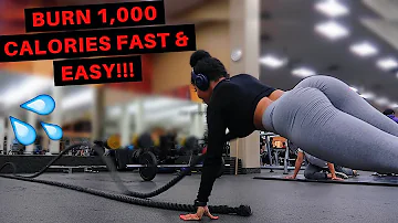 What exercise will burn 1000 calories?