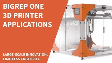 BigRep ONE 3D Printer Applications