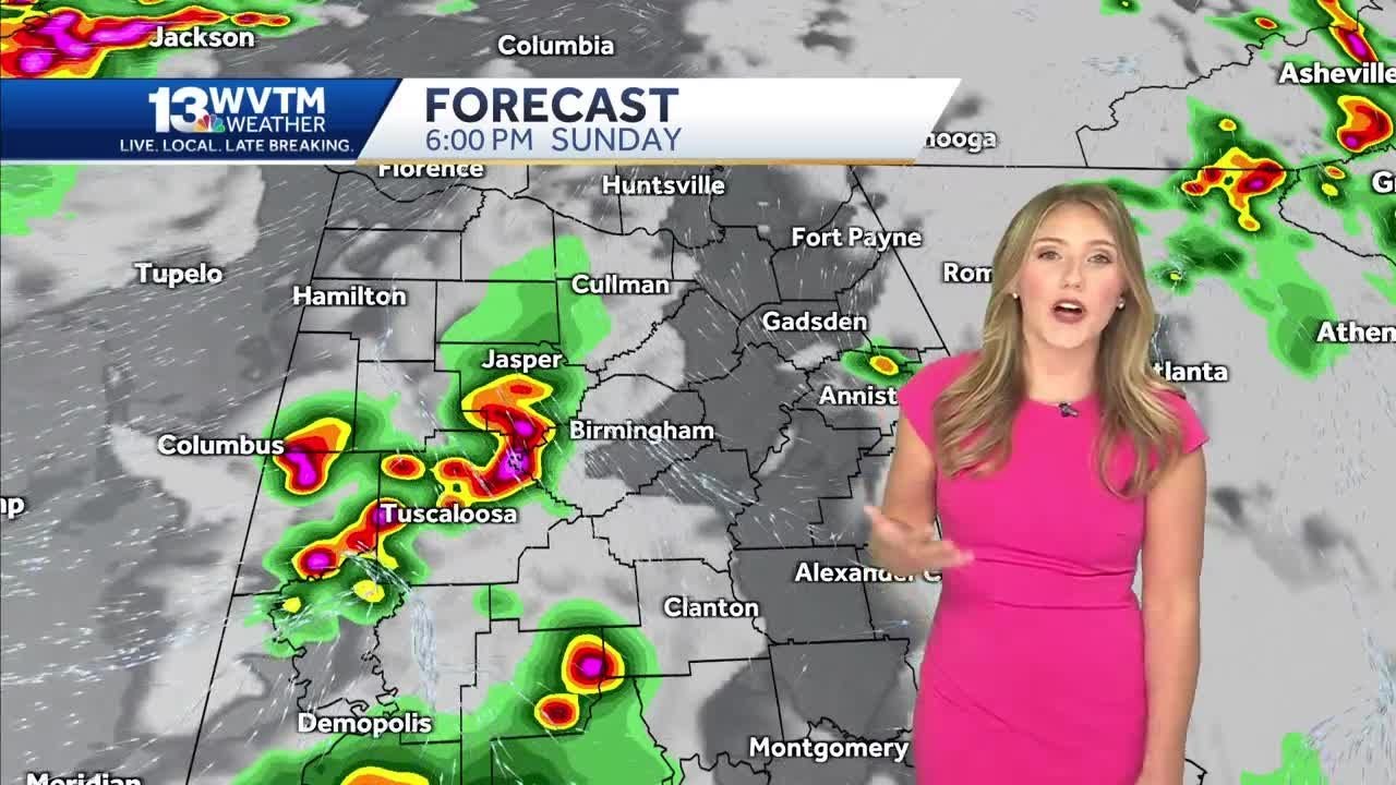 Strong storms possible Sunday - YouTube