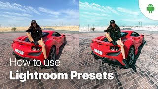 How to use Lightroom Presets (Android) screenshot 5