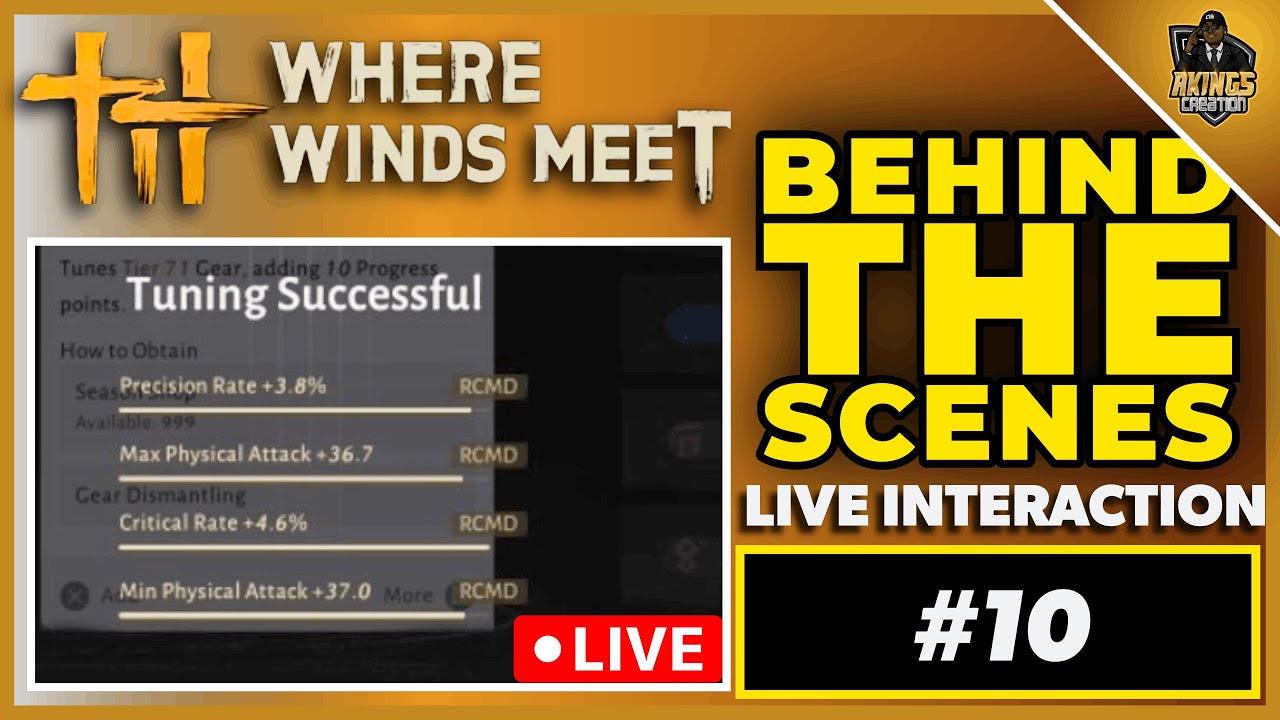 Farming Gear For PvP! Community Livestream in Where Winds Meet!