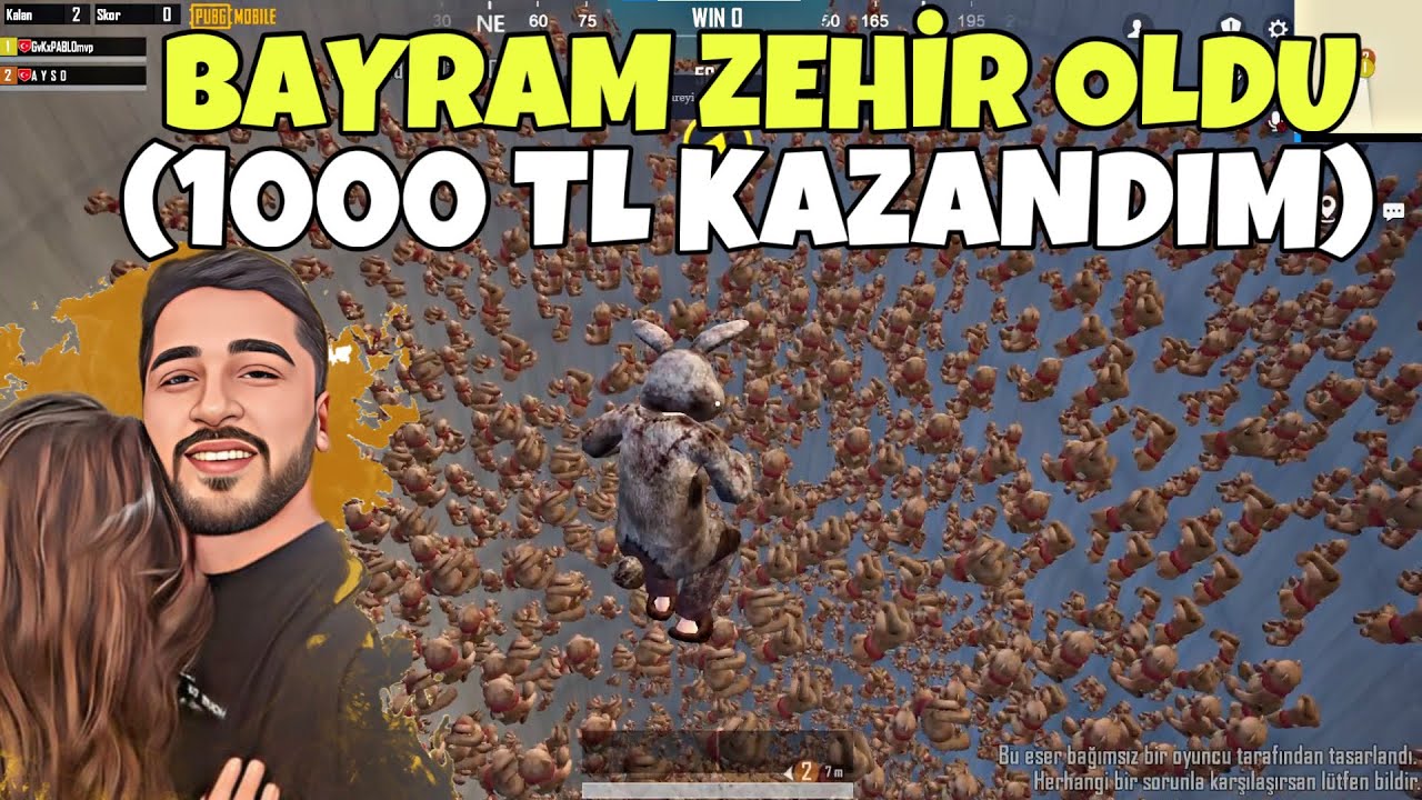 BAYRAMIMIZI ZEHİR EDEN 4 İMKANSIZ PARKURDA 1.000 TL ÖDÜLÜNE YARIŞTIK! -PUBG MOBİLE