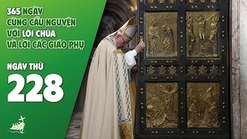 NGÀY 228 | 365 NGÀY CÙNG CẦU NGUYỆN VỚI LỜI CHÚA & LỜI CÁC GIÁO PHỤ