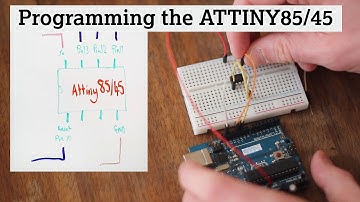 Programming an ATtiny85/45 with an Arduino UNO (Getting started)