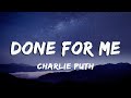 Charlie puth  done for me lyricsvietsub feat kehlani