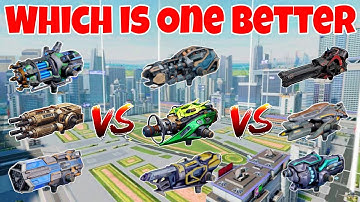 WR🔥 Which is One Better Weapon Comparison |WR TEST||WAR ROBOTS|
