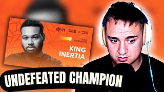 AUSTRALIAN FIRST REACTION TO King Inertia  GRAND BEATBOX BATTLE 2021 WORLD LEAGUE  Solo Elimination