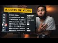 AJUSTES DE VIDEO📽 para la FUJIFILM X-T3