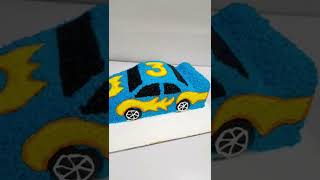 Car Cake Design Idea || Blue Car Cake Design || Cream Car Cake Tutorial || BMW Car Cake Design