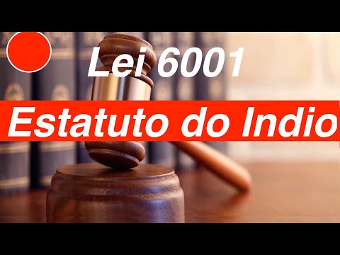 Lei 6001    Estatuto do indio Completo
