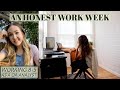 WORK WEEK IN MY LIFE | Feeling stressed, setting new goals, & dealing with failure