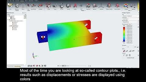 Linear static analysis of a bracket with Altair Inspire
