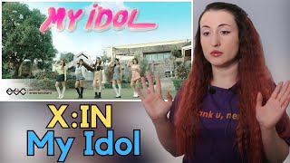 Xin 엑신 My Idol Performance Video Tepki Kpop Tepki̇ Kpop Reaction 