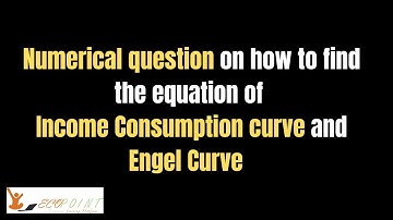 How to derive Income Consumption curve | How to find Engel curve | Boundary optimum | Numerical |
