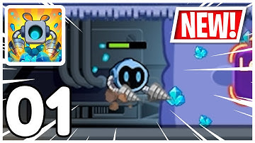 Idle Space Miner - Gameplay Walkthrough Part 01 (iOS, Android)