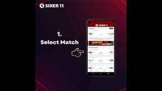 SIXER 11 Fantasy Cricket App IPL match 2023 2 screenshot 1