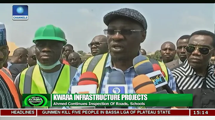 Kwara Governor Inspects Road, School Projects