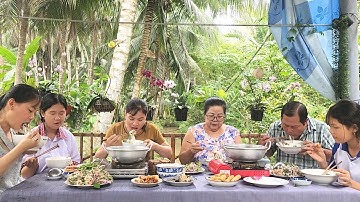 Đả Thèm Với Nồi Bún Nước Lèo Mắm Bù Hóc Cá Lóc Đồng | BQCM & Family T1182