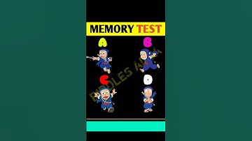 Memory Test #13 | Riddles And Puzzles For Iq Test #shorts