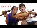 Hưng Vlog - Thách Mẹ Bà Tân Vlog Ăn Con Ngỗng Quay Khổng Lồ 5Kg Thua Phạt 10 Triệu