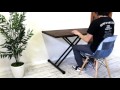 天然木リフティングテーブル 昇降方法