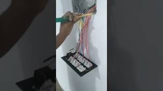 12 model switch board wiring aur fitting karna sikh #shortsfeed #youtube#trending#viral#subscribe#