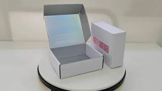 Personalised Mailer Shipping Boxes White