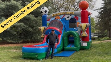 How to Roll Sports Bounce Slide Combo | Step-by-Step SOP for Inflatable Rentals