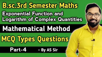 B.sc.3rd Semester Math | Mathematical Method | Exponential and Logarithm Functions | ddu gkp  Part-4