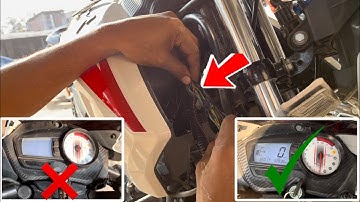 TVS Apache RTR BS6 bike meter console light is not on, what is the reason, see