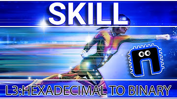 Nibblz - Hexadecimal to Binary Conversion (Skill L3)