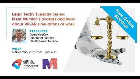 Legal Techy Tuesday Series: Mursion Virtual Demo