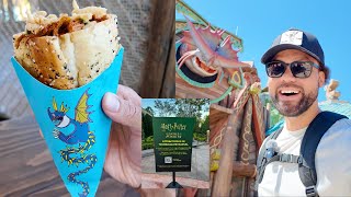 Trying the BEST Food Item at Epic Universe While Finding Dragons - Virtual Queue Frustration!!