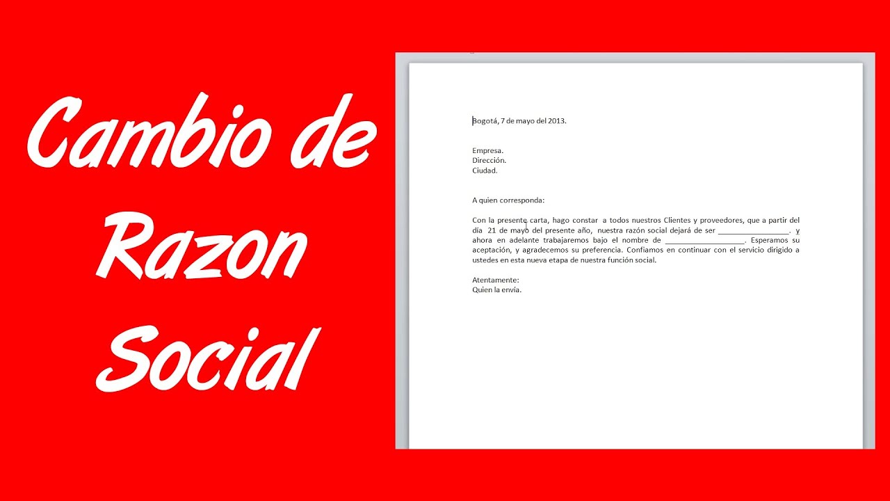 Modelo De Carta Para Solicitar Cambio De Nombre Cfe Noticias Modelo Images