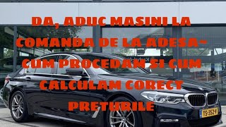 DA , ADUC MASINI LA COMANDA DE LA ADESA ~ CUM PROCEDAM SI CUM CALCULAM CORECT PRETUL FINAL