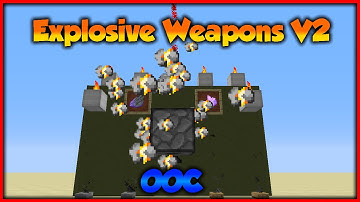 Minecraft: Explosive Weapons V2 | Only One Command